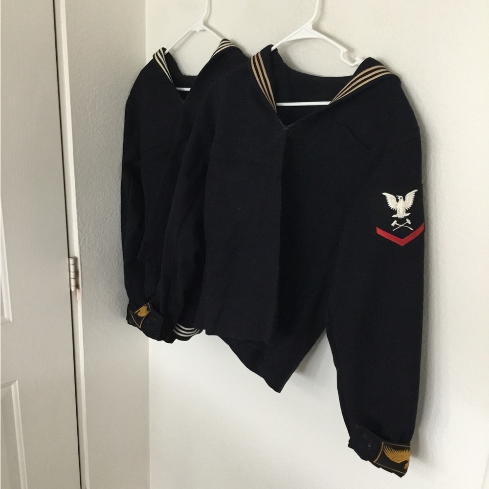 2 vintage US navy jumpers from the uss coral sea - Picture 11 of 13